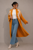 Golden Blossom - Knit Jacket