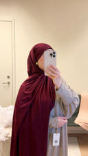 Premium Jersey Hijab - Burgundy
