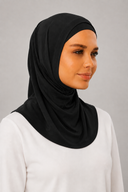 Amira Two-Piece Hijab | Black