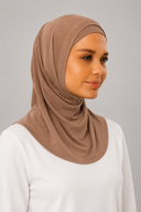 Amira Two-Piece Hijab | Mocha Taupe