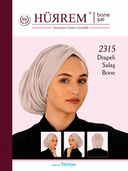 Draped Turban | Blush Beige