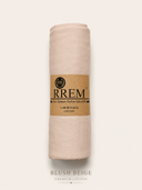 Premium Cotton Hijab – Blush Beige
