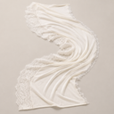 Double Lace Lycra Hijab | Off White