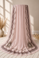 Soft Chiffon Hijab | Soft Blush - Burgundy