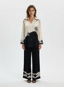 Palm Satin - Modest Two-Piece Set