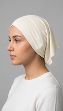 Cotton Open-Back Undercap | Off White