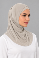Cotton Amira Hijab – 2 Piece | Soft Beige