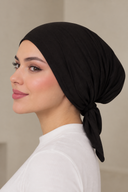 Bamboo Tie-Back Undercap | Black