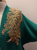 Emerald Lace - Knit Jacket