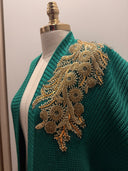 Emerald Lace - Knit Jacket