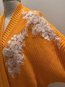 Golden Blossom - Knit Jacket