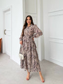 Paisley Elegance - Modest Maxi Dress