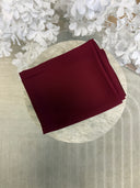 Burgundy Crepe Hijab |  Undercap not included