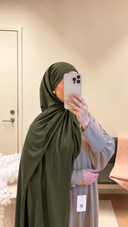 Premium Jersey Hijab - Olive
