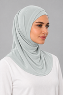 Amira Two-Piece Hijab | Mist Grey