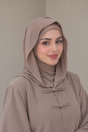 Hoodie Hijab | Soft Taupe